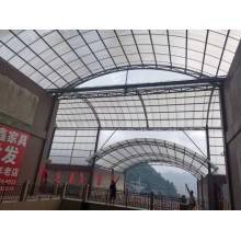 大跨度鋼架，網(wǎng)架采光頂棚用輕型防火阻燃陽(yáng)光板耐力板聚碳酸酯板