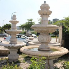 石雕噴泉西安專(zhuān)業(yè)石雕噴泉廠家漢白玉石雕景觀噴泉