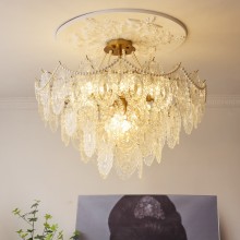 法式輕奢主臥室燈吊燈現代簡約網紅水晶創(chuàng)意設計師燈房間客廳燈具